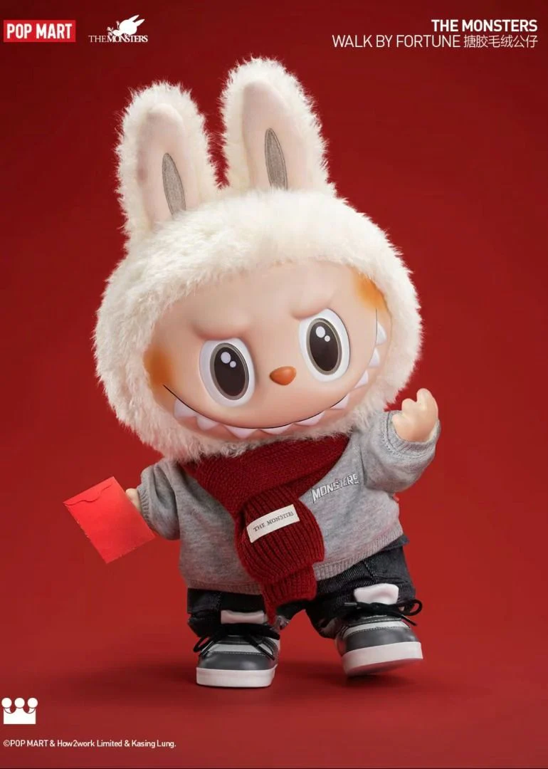 泡泡瑪特POPMART 新春限定! 推出LABUBU 新春Walk by Fortune 搪
