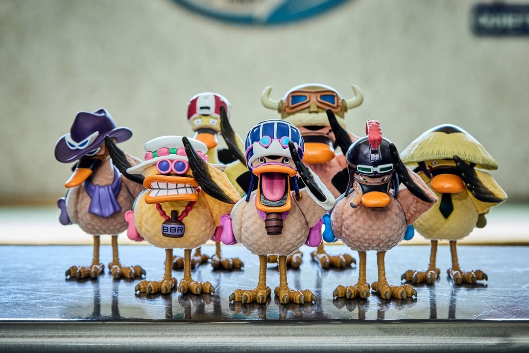メーカー直売所 草帽一行的最強助陣！《海賊王ONE PIECE》超卡爾鴨部隊FLOCK TOY コミック・アニメ