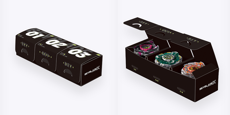 戰鬥陀螺 BEYBLADE X 全新黑色戰術收納盒登場！BX-57 3on3 戰術陀螺盒 黑色版正式發售　打造最帥賽場配置！