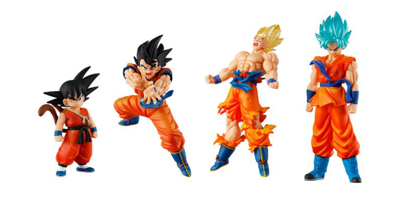 《七龍珠》悟空四大經典形態一次扭回家！HG GOKU EDITION2震撼登場，超藍悟空、少年悟空同框，仙豆、布瑪機車吊飾同步推出！