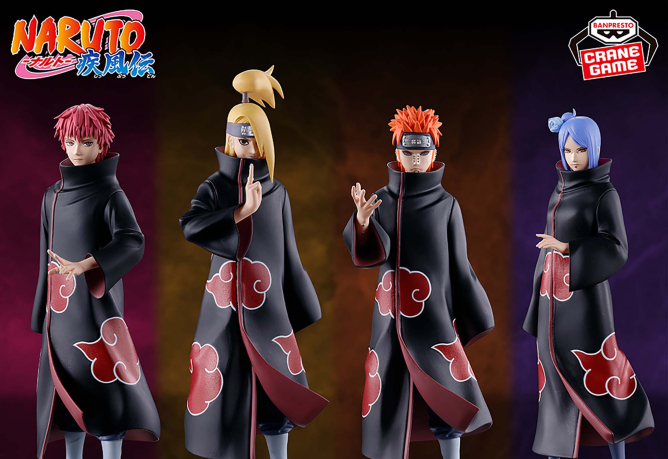 BANPRESTO《火影忍者》曉組織霸氣集結！Figuno第3彈登場，赤砂蠍、地達羅、佩恩、小南全員到齊！
