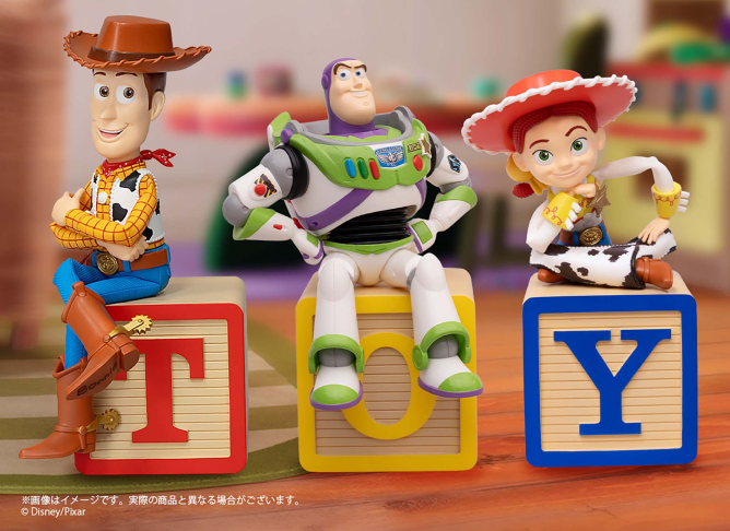 BANPRESTO《玩具總動員5》三巨頭Break time collection景品正式公開！胡迪、巴斯、翠絲合體拼出「TOY」！