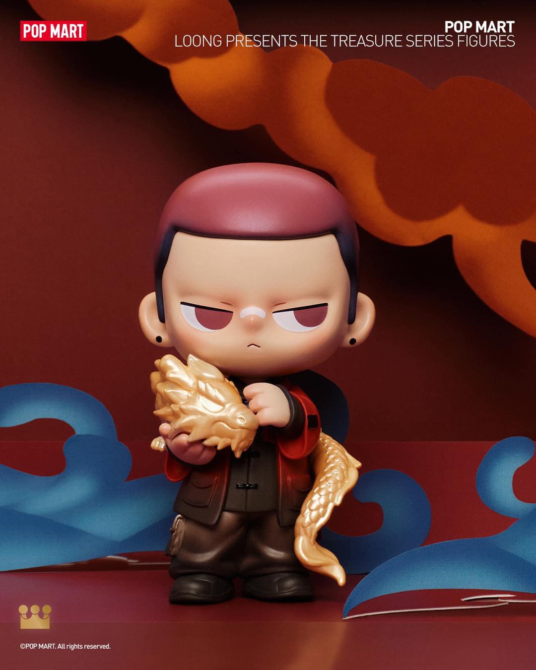 泡泡瑪特POPMART新年限定商品《龍吟獻瑞》系列盲盒！迎接龍年各式限定