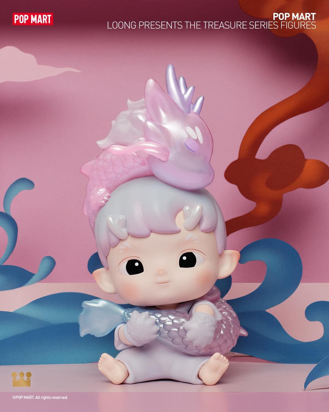 POPMART KUBO 新年限定フィギュア（龍） 泡泡瑪特POPMART新年限定商品《龍吟獻瑞》系列盲盒！迎接龍年各式限定