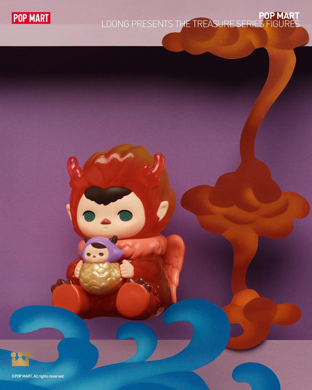 泡泡瑪特POPMART新年限定商品《龍吟獻瑞》系列盲盒！迎接龍年各式限定