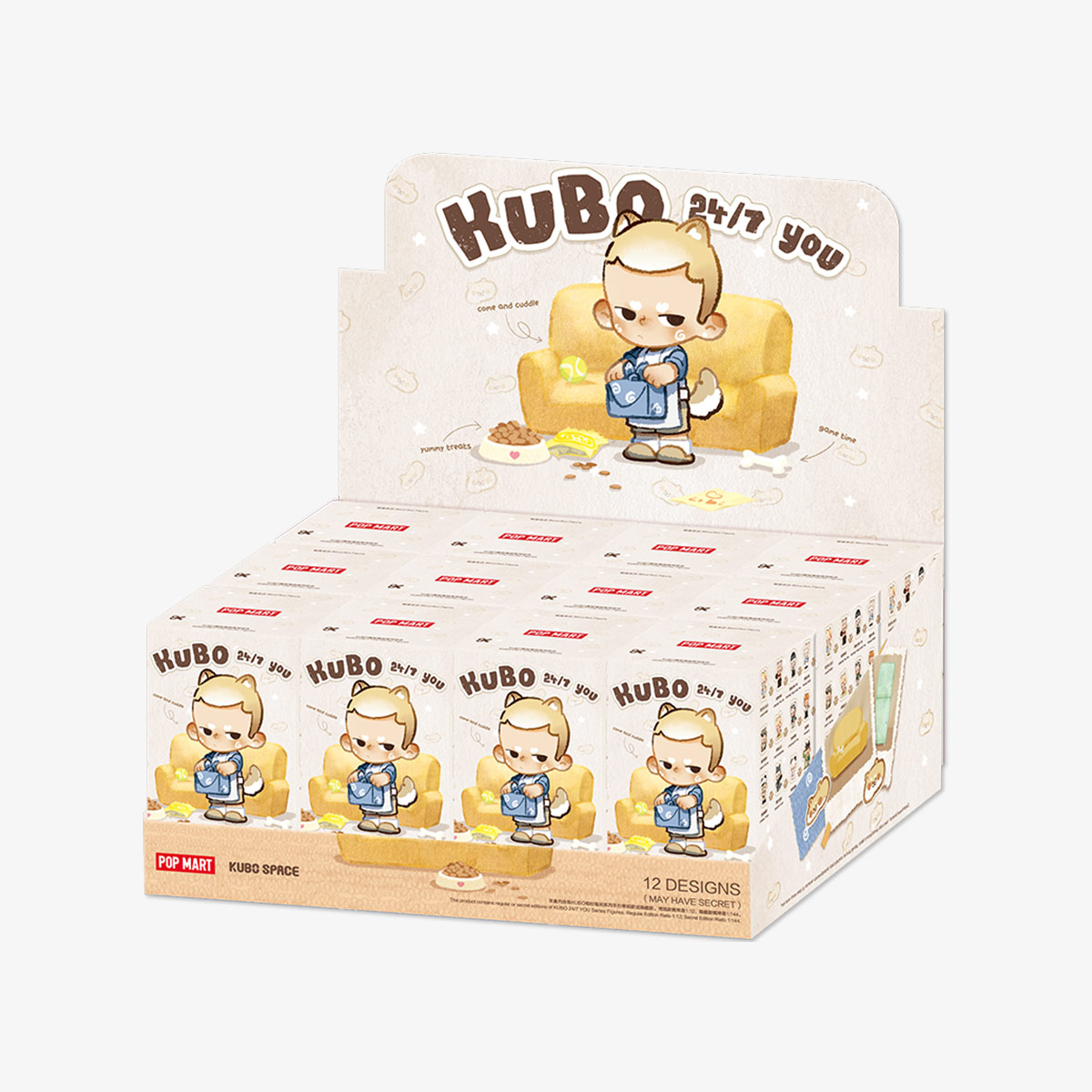 泡泡瑪特POPMART 推出最新《KUBO每時每刻系列》盲盒公仔登場！和
